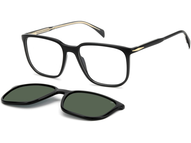 с солнцезащитным клипоном DAVID BECKHAM DB 1210/C 807 Black
