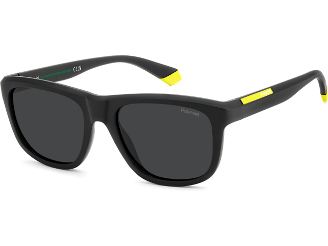POLAROID PLD 2163/S PGC Matte Black Yellow