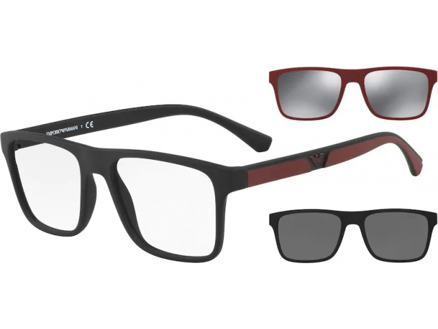 с солнцезащитными клипонами Emporio Armani EA4115 50421W