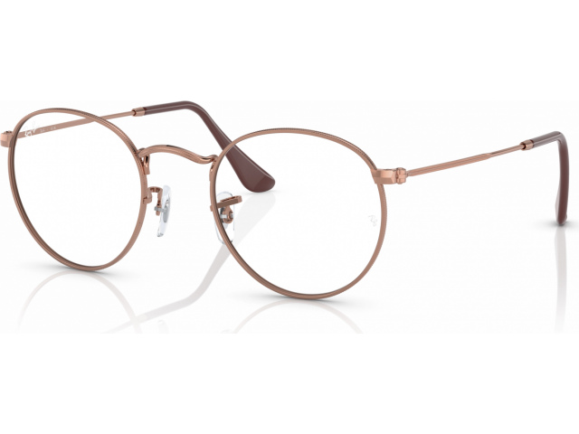 Ray-Ban Round Metal RX3447V 3094 Rose Gold