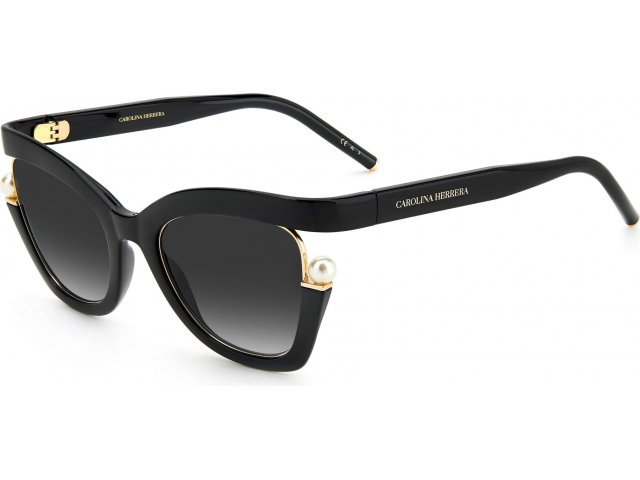 CAROLINA HERRERA CH 0002/S 807, цвет BLACK, DARK GREY SF