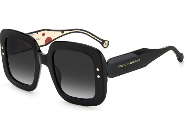 CAROLINA HERRERA CH 0010/S 807, цвет BLACK, DARK GREY SF