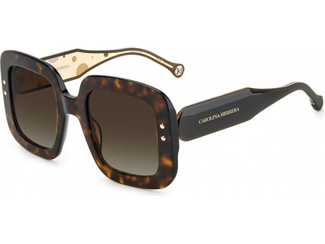 CAROLINA HERRERA CH 0010/S 086, цвет HVN, BROWN SF
