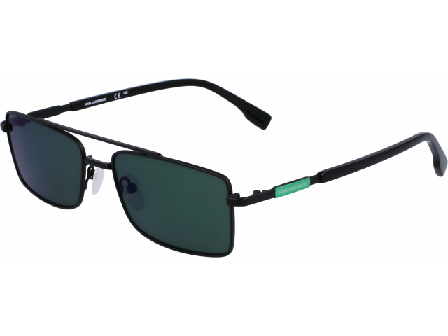 KARL LAGERFELD KL348S 002, ���� MATTE BLACK, GREEN