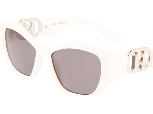 KARL LAGERFELD KL6086S 105, ���� WHITE, SILVER