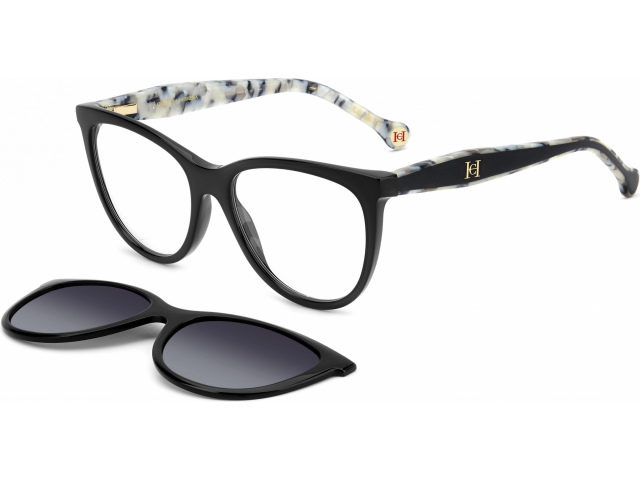 с солнцезащитным клипоном CAROLINA HERRERA HER 0259/CS 807 BLACK