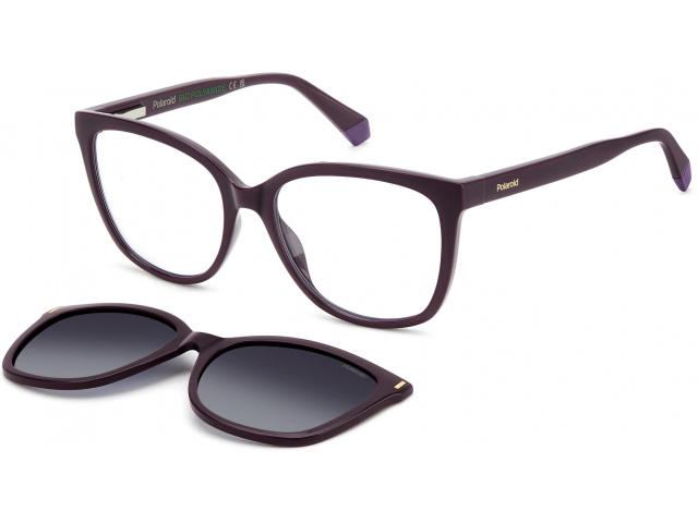 с солнцезащитным клипоном POLAROID PLD 6229/CS B3V VIOLET