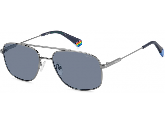 POLAROID PLD 6235/S/X V84 Ruthenium Blue