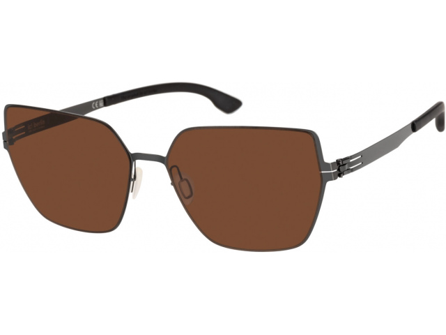 Ic! Berlin Yuma Gun-Metal Black Mahogany Brown Donnerstag