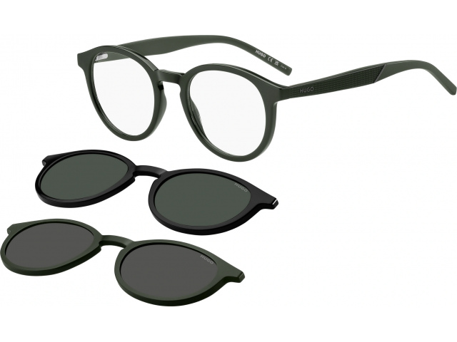 с солнцезащитными клипонами HUGO HG 1330/CS2 BHP GREEN BLACK