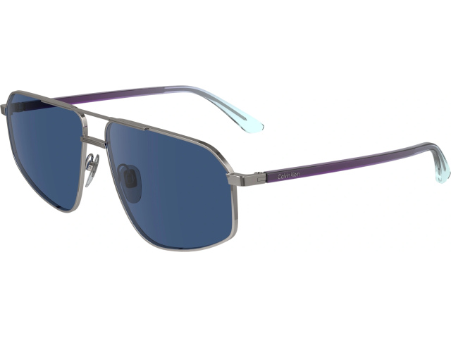 CALVIN KLEIN CK23126S 14, ���� LIGHT GUNMETAL, SOLID BLUE