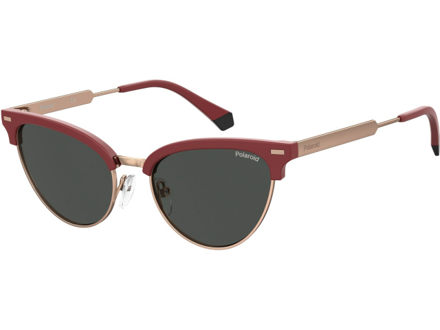 POLAROID PLD 4122/S 0Z3, ���� MATTE RED, GREY PZ