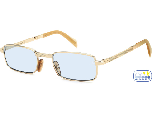 (фотохромные, складные) DAVID BECKHAM DB 99/ORIGAMI IDA Gold Beige Horn