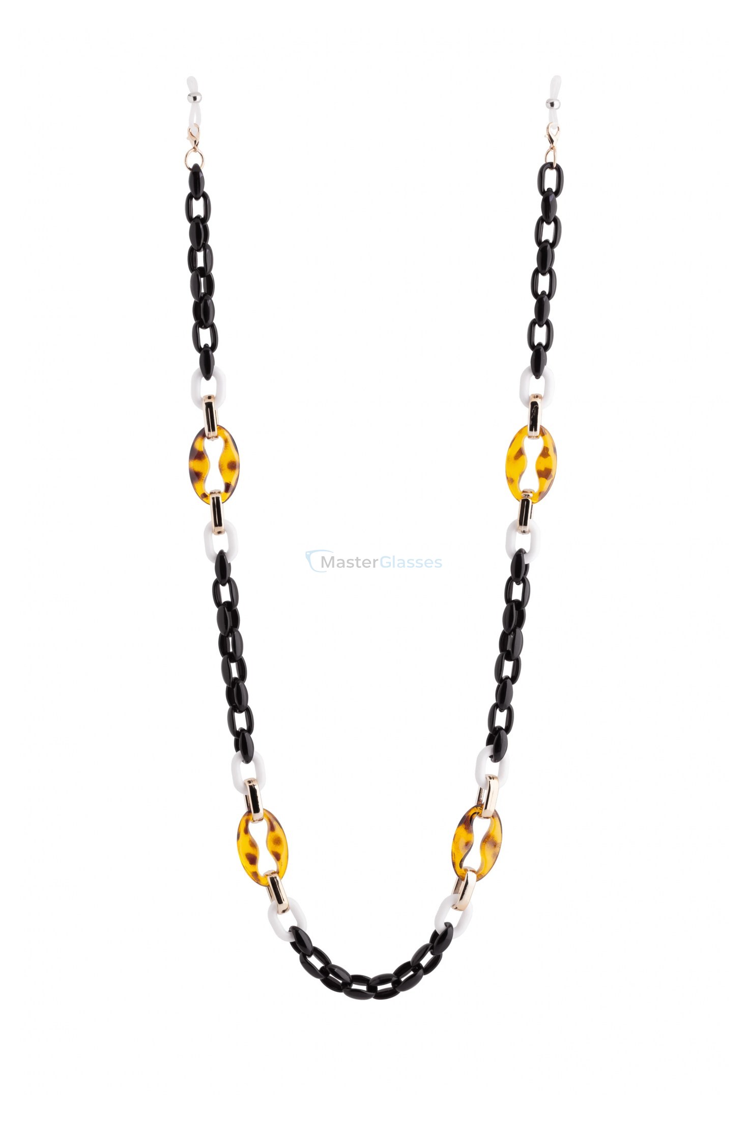 ������� ��� ����� Glasses Chain GC41306 Amber Black-n-White